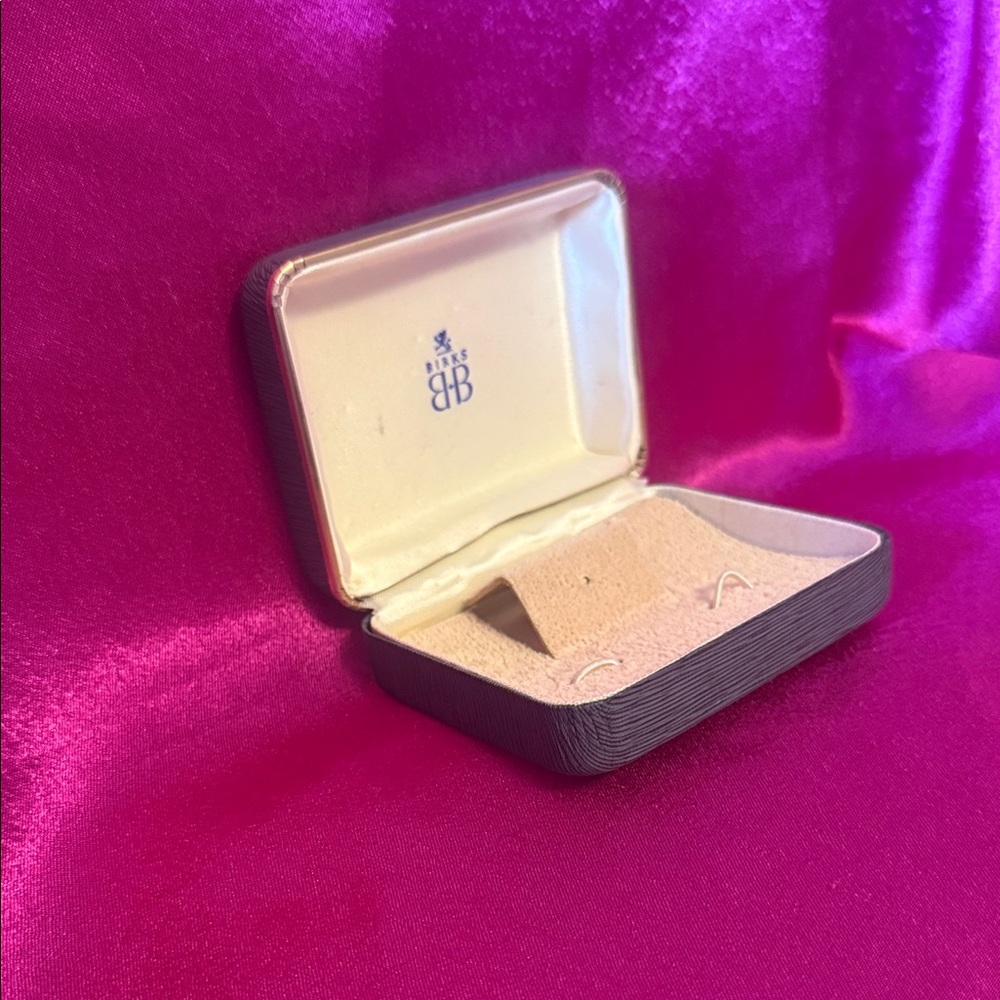 Birks Elegant Jewelry Box with Logo